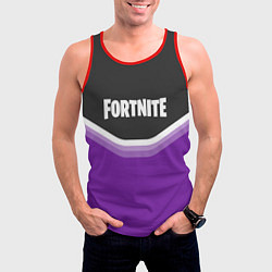 Майка-безрукавка мужская Fortnite Violet, цвет: 3D-красный — фото 2