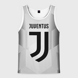 Майка-безрукавка мужская FC Juventus: Silver Original, цвет: 3D-белый