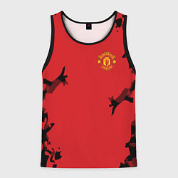 Майка-безрукавка мужская FC Manchester United: Red Original, цвет: 3D-черный