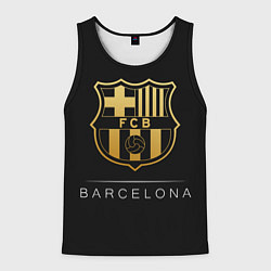 Майка-безрукавка мужская Barcelona Gold Edition, цвет: 3D-черный