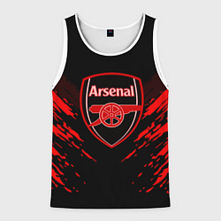 Майка-безрукавка мужская Arsenal FC: Sport Fashion, цвет: 3D-белый