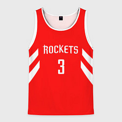 Майка-безрукавка мужская Rockets: Chris Paul 3, цвет: 3D-белый