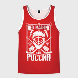 Мужская майка без рукавов Red machine is back