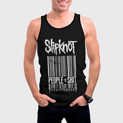 Майка-безрукавка мужская Slipknot: People Shit, цвет: 3D-черный — фото 2