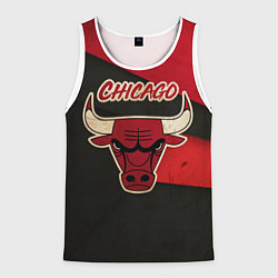 Майка-безрукавка мужская Chicago Bulls: Old Style, цвет: 3D-белый