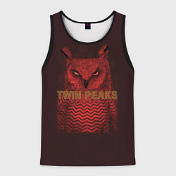 Майка-безрукавка мужская Twin Peaks: Red Owl, цвет: 3D-черный