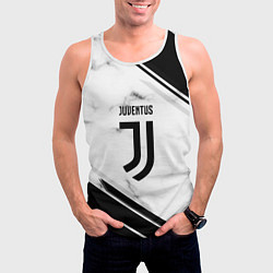 Майка-безрукавка мужская Juventus, цвет: 3D-белый — фото 2