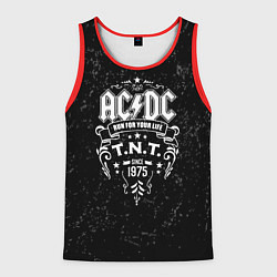 Майка-безрукавка мужская AC/DC: Run For Your Life, цвет: 3D-красный