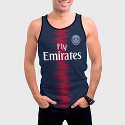 Майка-безрукавка мужская FC PSG: Neymar 18-19, цвет: 3D-черный — фото 2