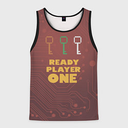 Майка-безрукавка мужская Ready player one, цвет: 3D-черный