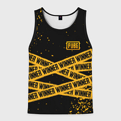 Майка-безрукавка мужская PUBG: Only Winner, цвет: 3D-черный