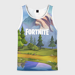Мужская майка без рукавов Fortnite: Forest View