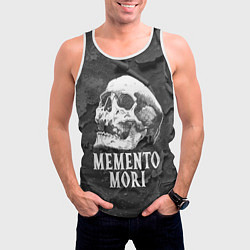 Майка-безрукавка мужская Memento Mori, цвет: 3D-белый — фото 2