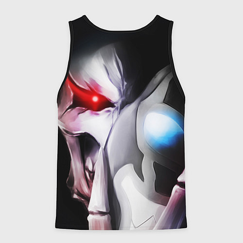 Мужская майка без рукавов Overlord - Ainz Ooal Gown / 3D-Черный – фото 2