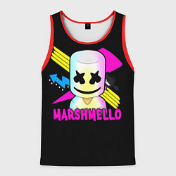 Майка-безрукавка мужская Marshmello DJ, цвет: 3D-красный