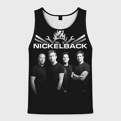 Майка-безрукавка мужская Nickelback Band, цвет: 3D-черный