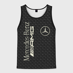 Майка-безрукавка мужская Mercedes AMG: Dark Side, цвет: 3D-черный