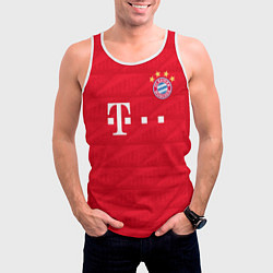 Майка-безрукавка мужская FC Bayern: Home 19-20, цвет: 3D-белый — фото 2
