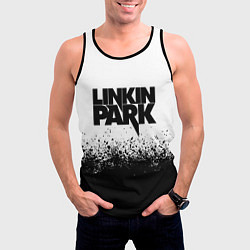 Майка-безрукавка мужская LINKIN PARK, цвет: 3D-черный — фото 2