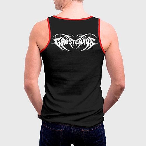 Мужская майка без рукавов GHOSTEMANE / 3D-Красный – фото 4