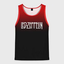 Майка-безрукавка мужская Led Zeppelin, цвет: 3D-красный