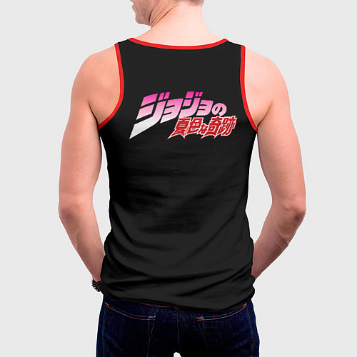 Мужская майка без рукавов Киллер Квин ЖоЖо / 3D-Красный – фото 4