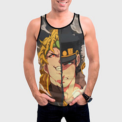 Майка-безрукавка мужская Dio Brando x Jotaro, цвет: 3D-черный — фото 2
