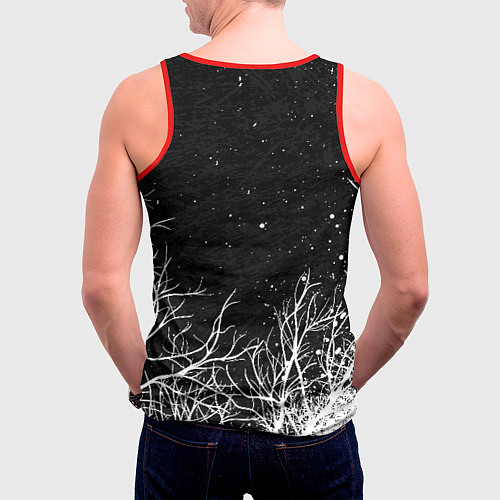 Мужская майка без рукавов GHOSTEMANE / 3D-Красный – фото 4