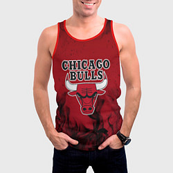 Майка-безрукавка мужская CHICAGO BULLS, цвет: 3D-красный — фото 2