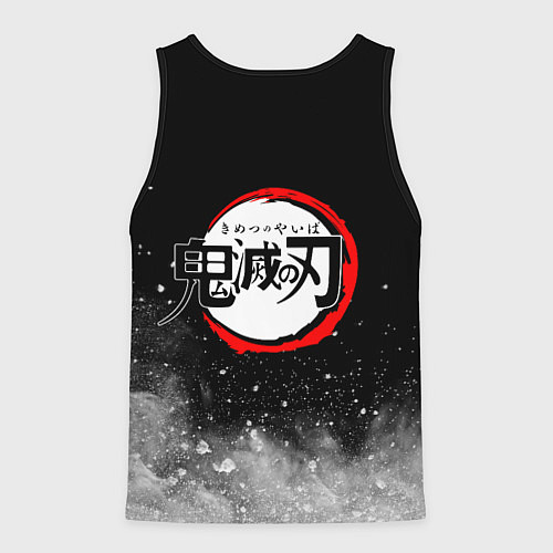 Мужская майка без рукавов KIMETSU NO YAIBA / 3D-Черный – фото 2
