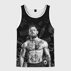 Майка-безрукавка мужская CONOR McGREGOR, цвет: 3D-белый