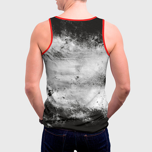 Мужская майка без рукавов Assassin’s Creed / 3D-Красный – фото 4
