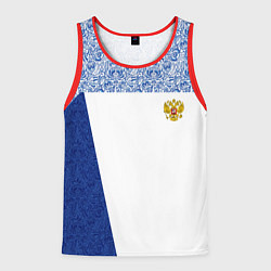 Майка-безрукавка мужская Форма России, цвет: 3D-красный