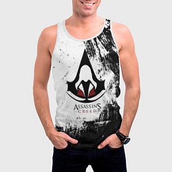 Майка-безрукавка мужская Assasin's creed, цвет: 3D-белый — фото 2
