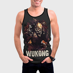 Майка-безрукавка мужская Wukong, цвет: 3D-черный — фото 2