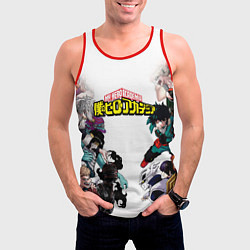 Майка-безрукавка мужская My Hero Academia противостояние, цвет: 3D-красный — фото 2