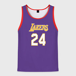 Майка-безрукавка мужская Los Angeles Lakers Kobe Brya, цвет: 3D-красный
