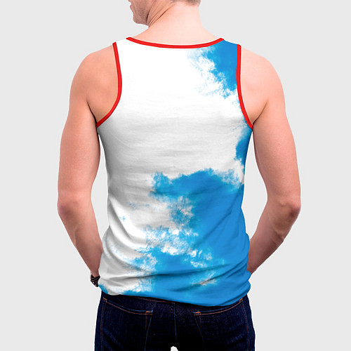 Мужская майка без рукавов ВДВ / 3D-Красный – фото 4