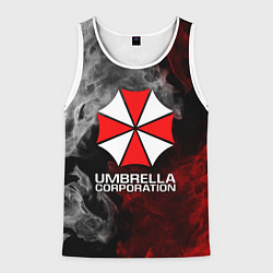 Майка-безрукавка мужская UMBRELLA CORP, цвет: 3D-белый