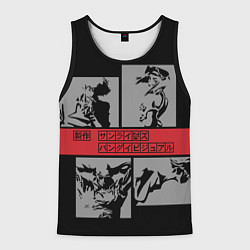 Майка-безрукавка мужская Cowboy Bebop anime, цвет: 3D-черный