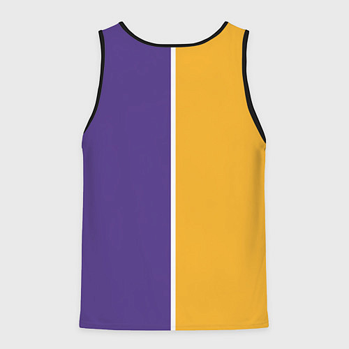 Мужская майка без рукавов LA LAKERS / 3D-Черный – фото 2