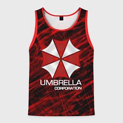 Майка-безрукавка мужская UMBRELLA CORP, цвет: 3D-красный