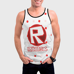 Майка-безрукавка мужская ROBLOX, цвет: 3D-черный — фото 2