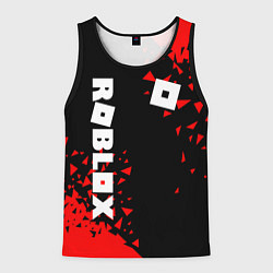Майка-безрукавка мужская ROBLOX, цвет: 3D-черный