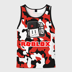 Майка-безрукавка мужская ROBLOX, цвет: 3D-черный