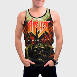 Майка-безрукавка мужская Ария, цвет: 3D-черный — фото 2