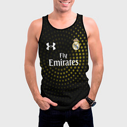 Майка-безрукавка мужская Real Madrid, цвет: 3D-черный — фото 2