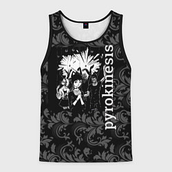Майка-безрукавка мужская Pyrokinesis, цвет: 3D-черный