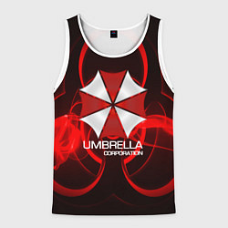 Майка-безрукавка мужская Umbrella Corp, цвет: 3D-белый