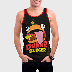 Майка-безрукавка мужская Fortnite Durrr Burger, цвет: 3D-красный — фото 2